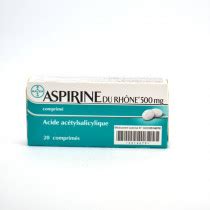 Aspirine Du Rhone Mg Comprim Boite De Acide