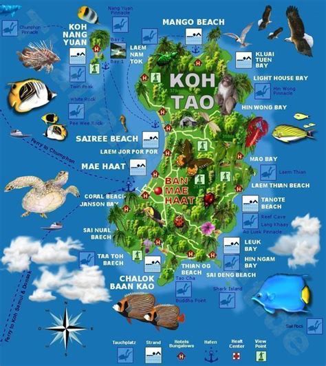 Mejores Islas De Tailandia 7 Islas MAPA CON MEJORES PLAYAS Koh