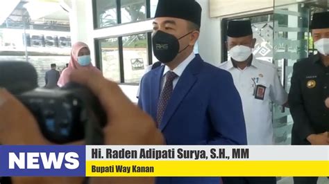 Video Streaming Bupati Way Kanan Lantik Pejabat Tinggi Pratama Dan