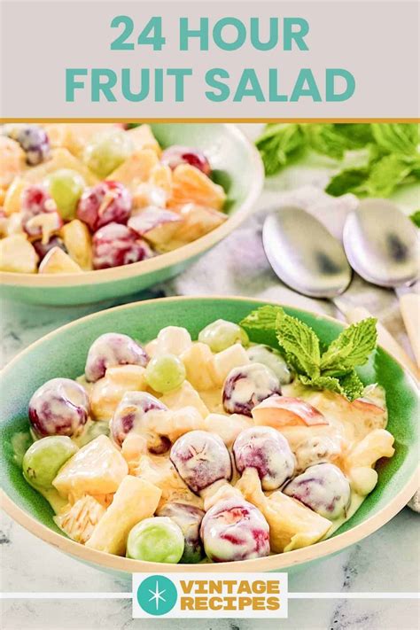 24 Hour Fruit Salad Vintage Recipes