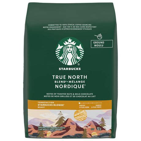 STARBUCKS True North Blend Blonde Roast Ground Coffee 793g Bag