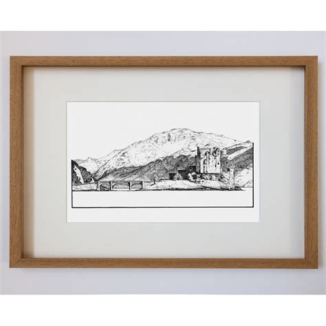 Eilean Donan Castle Jack Spowart Original — Jack Spowart Illustration