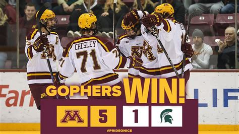 Highlights 1 Minnesota Gopher Hockey Advances To Big Ten Championship Game Youtube