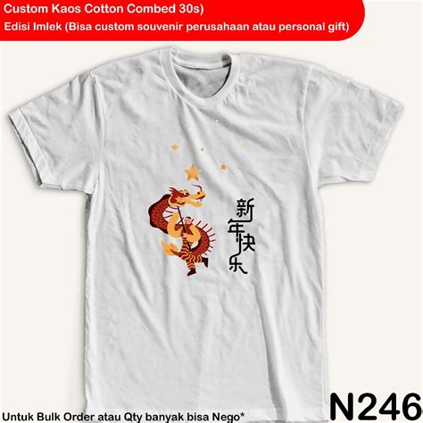 Jual Kaos Imlek Tahun Naga 2024 Part 2 Shopee Indonesia