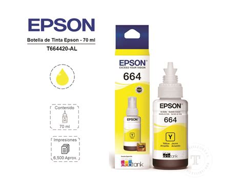 Botella De Tinta Epson T664420 AL TAMARA CIA S A C