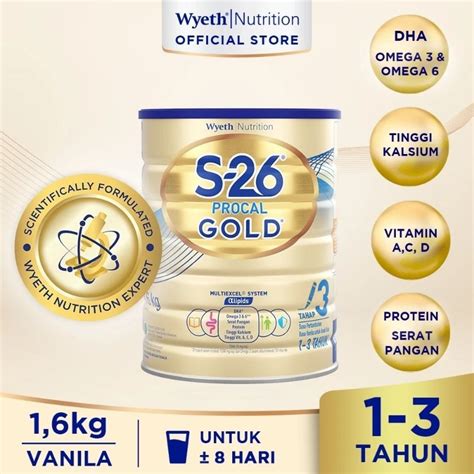 Jual S 26 Procal GOLD Tahap 3 Vanila Susu Pertumbuhan Anak Usia 1 3