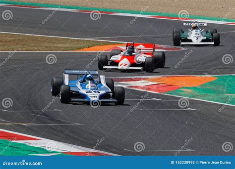 The F1 Pack At The Chicane During French Historic Grand Prix Editorial