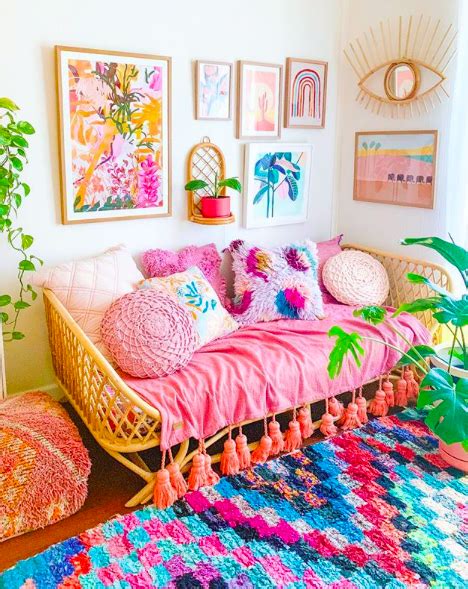 Maximalist Bohemian Rooms Id Copy Right Now Funky Fabulous Spaces