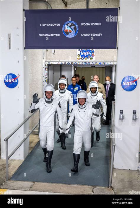 NASAs SpaceX Crew 6 Launch Astronauts Walkout At O C NASAs SpaceX