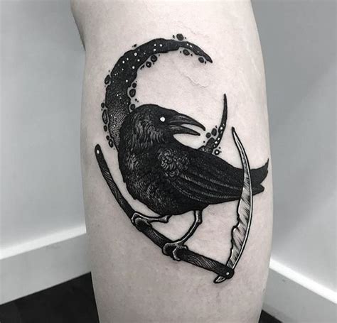 Raven Tattoo 30 Images That Will Prove This Bird Is Way Cooler Than