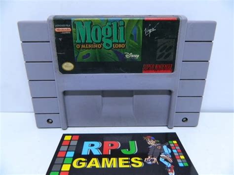 Jungle Book Mogli O Menino Lobo Original Snes Super Nintendo Mercadolivre