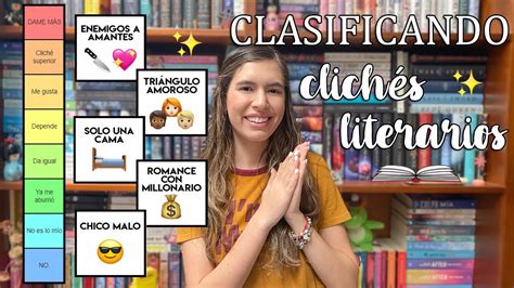 CLASIFICANDO CLICHÉS LITERARIOS Mariana Booker YouTube