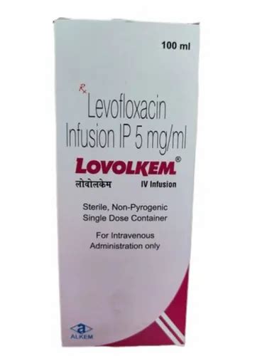 Levofloxacin Infusion IP Packaging Size 100ml Iv At Rs 35 Piece In