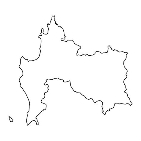 Premium Vector Biobio Region Map Administrative Division Of Chile