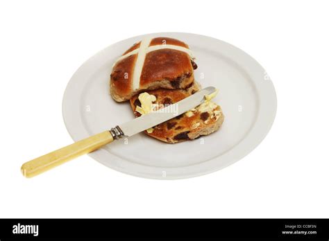 Hot Cross Bun Plate Hi Res Stock Photography And Images Alamy