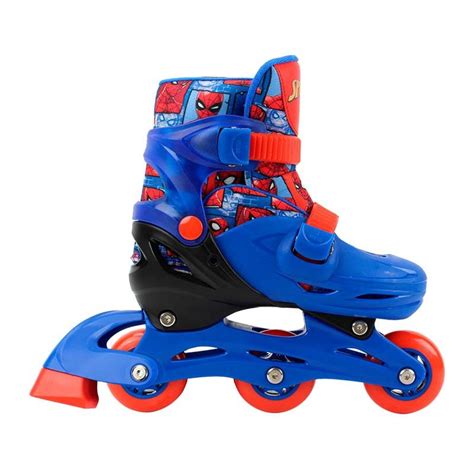 Patins Do Homem Aranha - Toysline Commerce - Patins Com Proteção Tam 32-35 Homem Aranha Inline E ...