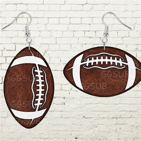 Football Earrings - Etsy