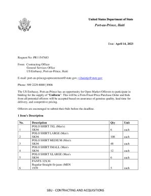 Fillable Online Ht Usembassy U S Embassy In Haiti Fax Email Print