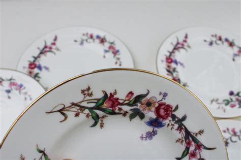 Vintage Wedgwood England Devon Sprays Floral China Bread Butter Dessert