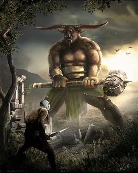 Minotaur The Minotaur Mythological Creatures Mythical Creatures