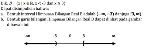 Diketahui Himpunan Bilangan Real B Sbb B X X ∈ ℝ X