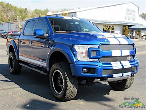 Lightning Blue 2018 Ford F150 Shelby Cobra Edition Supercrew 4x4 Exterior Photo 143728021