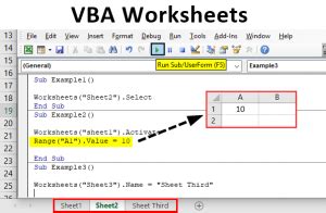 VBA WorkSheets | How to Use VBA Worksheet Function in Excel?