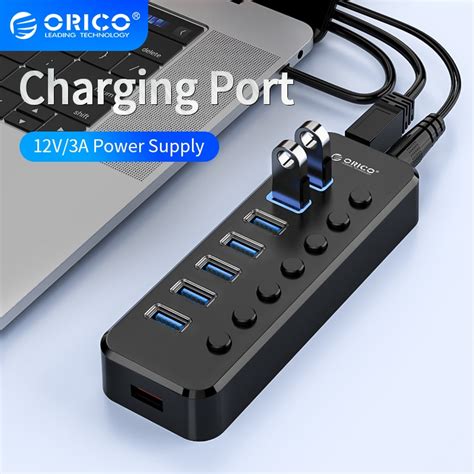 Orico Powered Usb Hub Portas Extens O De Dados Porto De