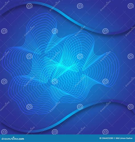 Abstract Vector Background, Navy Blue with Pattern Stock Vector ...