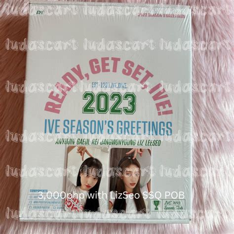 SEALED IVE Season S Greetings 2023 Ready Get Set Ive Liz And Leeseo