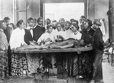 Anatomy Lesson At The Dokter Djawa School In Weltevreden Batavia