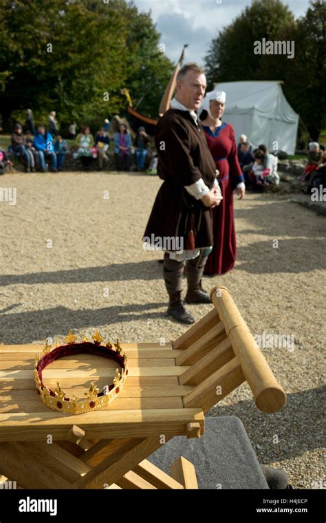 Reenactment Of The 1066 Battle Of Hasting On The 950th Anniversary Of