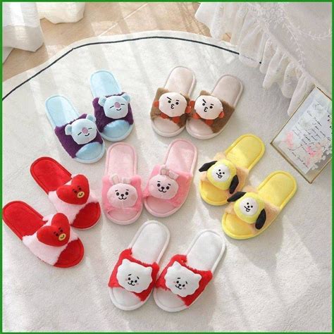 Bt21 Indoor Slippers Kpopshoplk