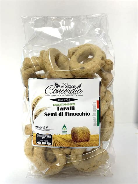 Taralli Ai Semi Di Finocchio Gr Panificio Adriatico