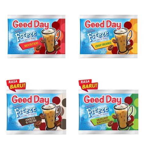 Jual Kopi Good Day Freeze All Varian Rasa 1 Renceng 10sachet Shopee