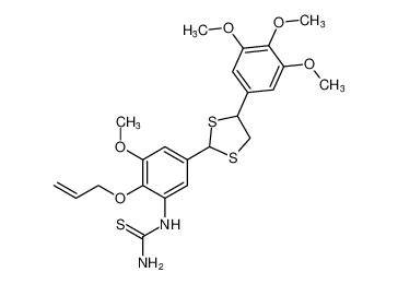 1 2 Aliloxi 3 Metoxi 5 4 3 4 5 Trimetoxifenil 1 3 Ditiolan