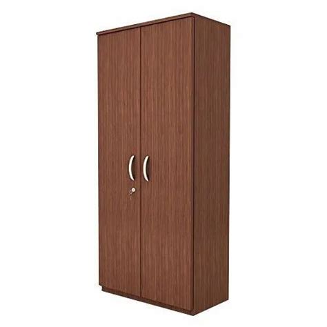 Ram Furniture Hinged Dark Brown Double Door Wooden Almirah For Home