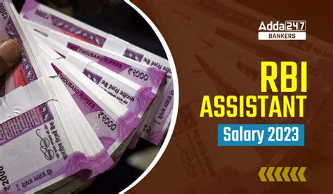 RBI Assistant Salary 2023 Revised Pay Scale In Hand Salary