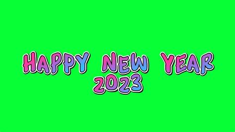 Happy New Year Green Screen Animation Stock Video At Vecteezy