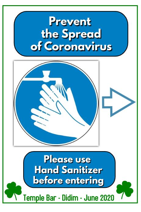 Copy Of Coronavirus Hand Sanitizer Postermywall