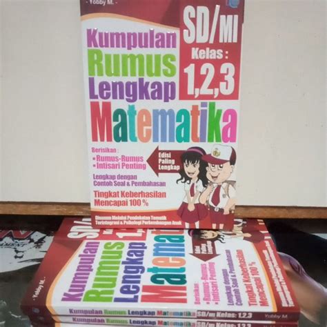 Jual Buku Bimbel Kumpulan Rumus Lengkap Matematika Sd Mi Kelas