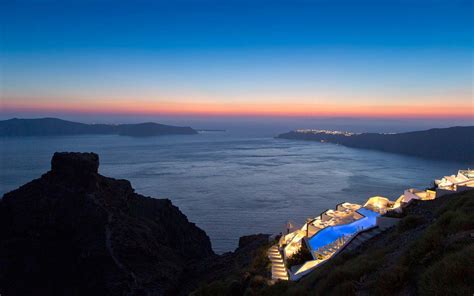 Swim Over a Volcano in Santorini's Largest Infinity Pool