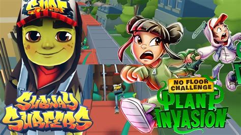 Zombie Jake On Plant Invasion Subway Surfers No Floor Challenge