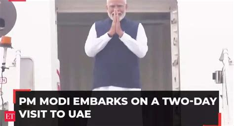 Pm Modi Embarks On A Two Day Visit To Uae Will Attend ‘ahlan Modi