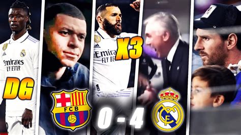 Les Normes R Actions Barca Real Madrid Benzema Tripl Et