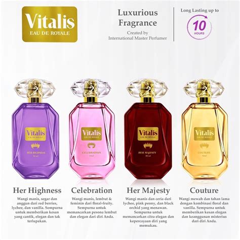 Jual Vitalis Eau De Royale Ml Parfum Wanita Pria Long Lasting