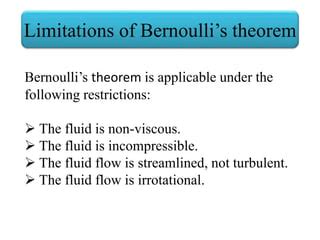 Bernoulli S Theorem Ppt