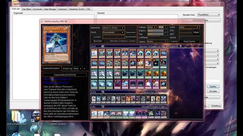 Photonen Deck Liste Und Erkl Rung Youtube