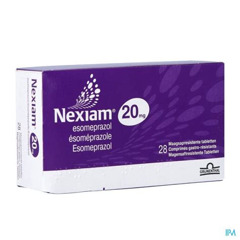 NEXIAM 20 MG COMP 28 X 20 MG Apotheek Thiels