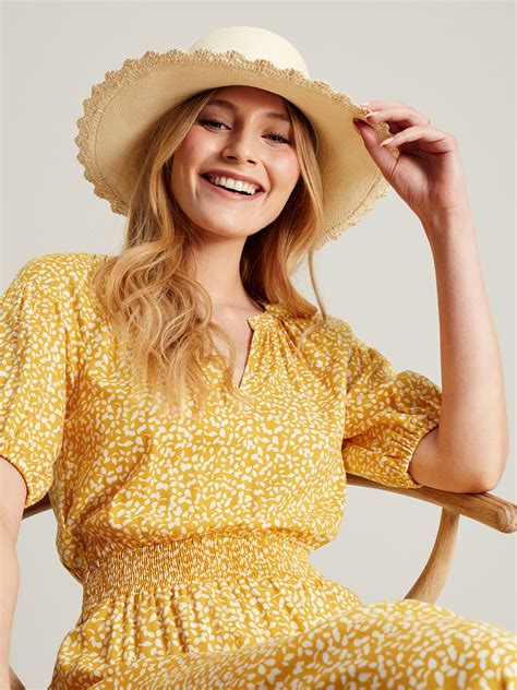 Buy Rochelle Yellow Dress From The Joules Online Shop